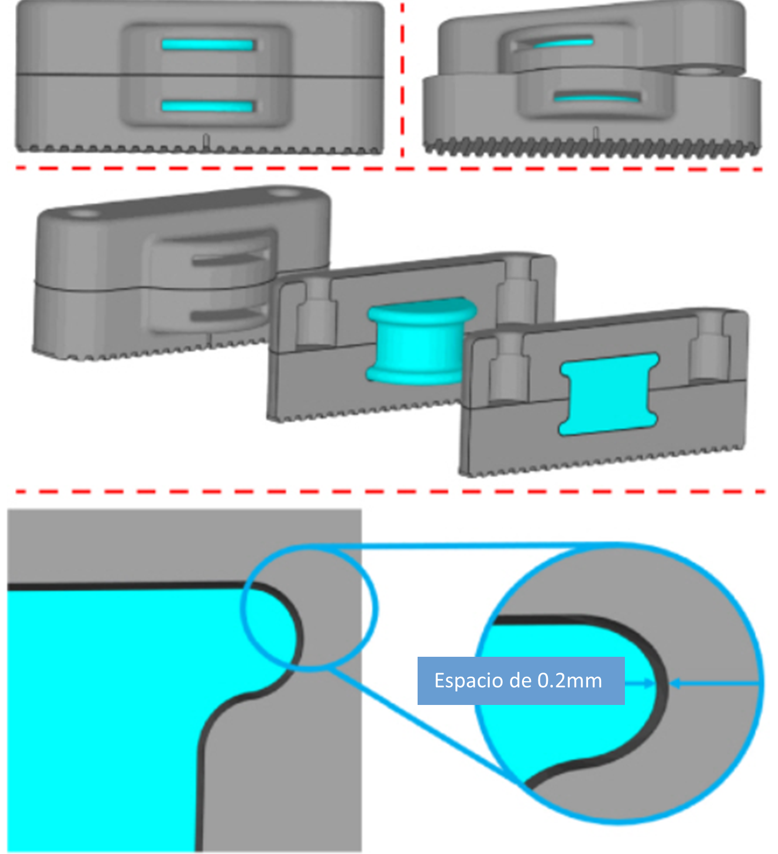 ensambles funcionales de impresión 3D